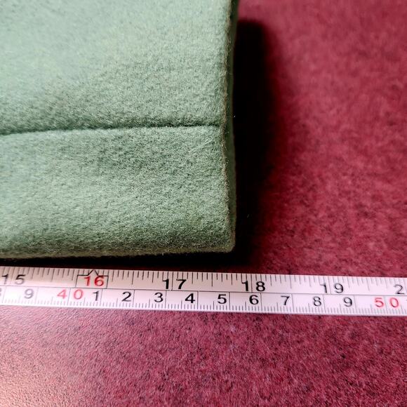 Chadwicks Pure Wool Coat Womens size 4 Small Green Peacoat Double Breasted Kelly - Picture 9 of 11